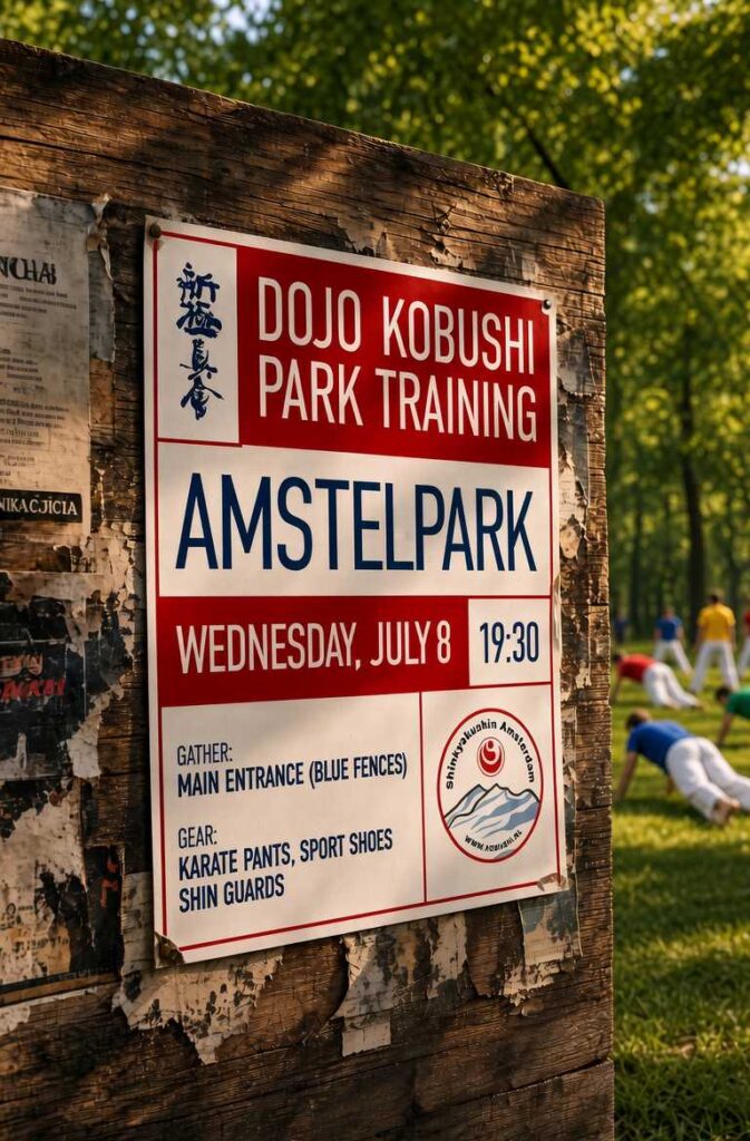 Shinkyokushin karate dojo in Amstelveen